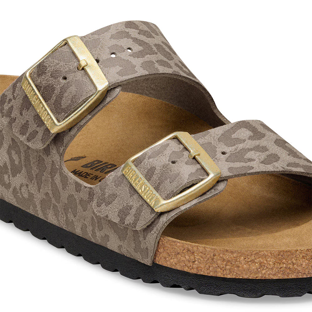 Birkenstock Arizona "Leopard" SYN Leo - Taupe