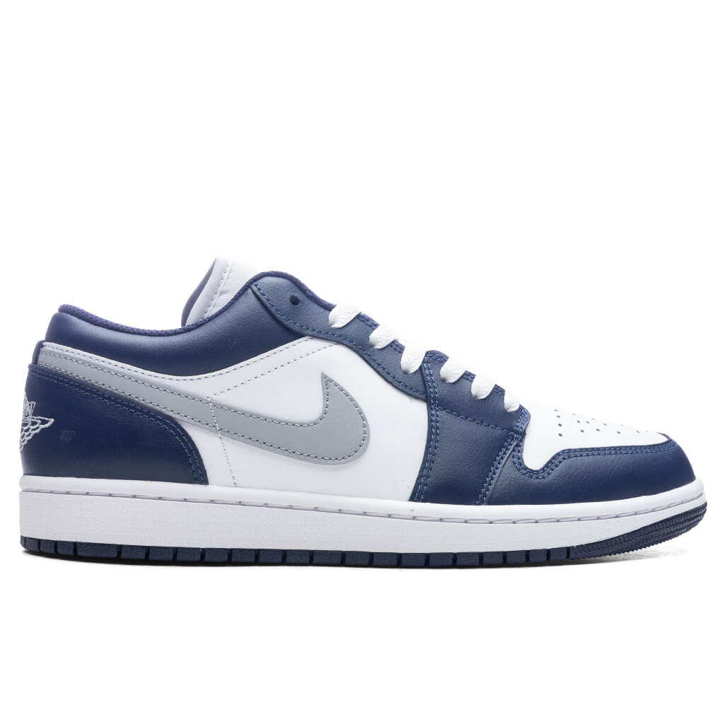 Air Jordan 1 Low - White/Wolf Grey/Midnight Navy