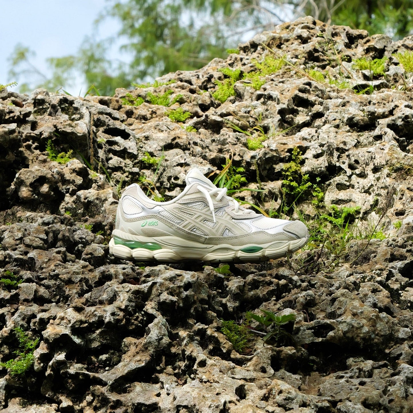 Mens Asics Gel-NYC (Cream/Fossil)