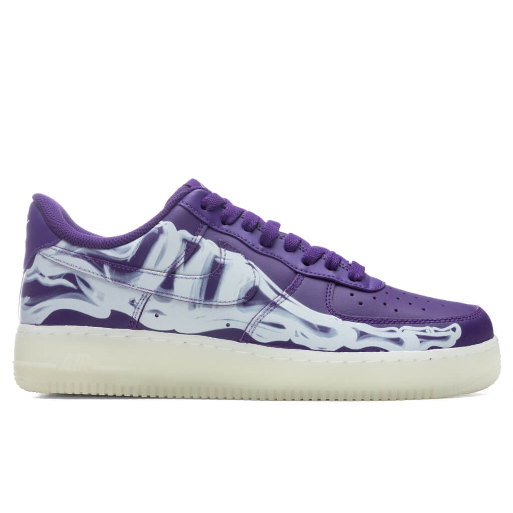 Air Force 1 '07 Skeleton - Court Purple/White