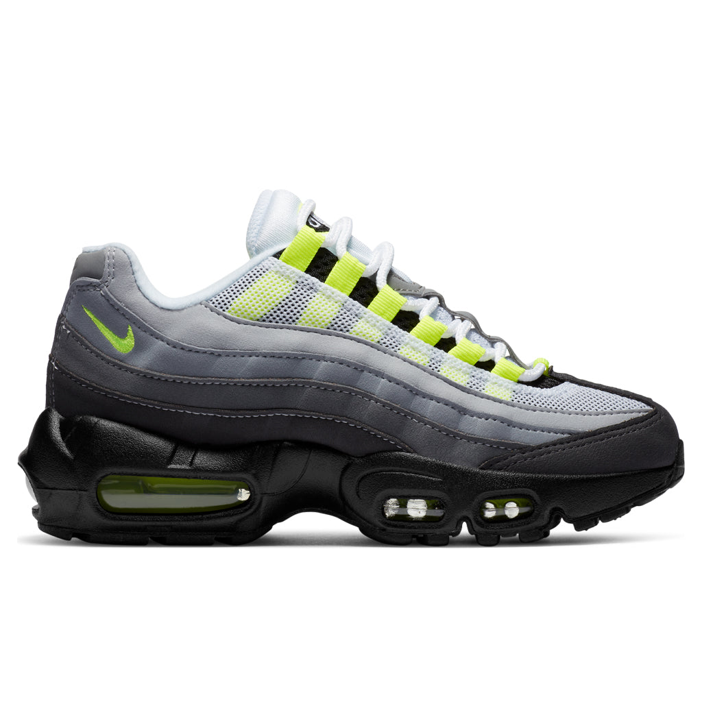 Air Max 95 OG (GS) - Black/Neon Yellow