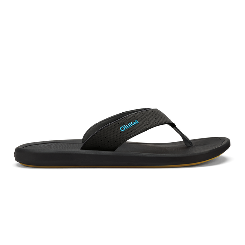 Olukai Lava Rock/Bold Blue Men's Lightweight Beach Sandals 10549-LR5G