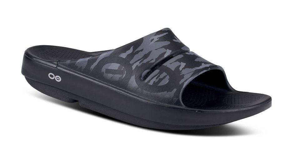 OOFOS Unisex OOahh Sport Slide Sandal - Black Camo