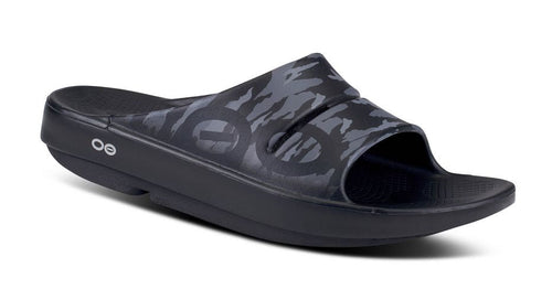 OOFOS Unisex OOahh Sport Slide Sandal - Black Camo