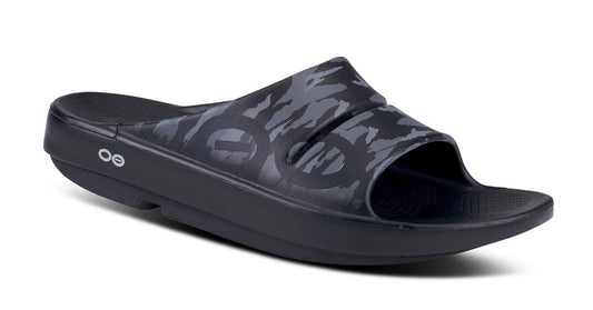 OOFOS Unisex OOahh Sport Slide Sandal - Black Camo