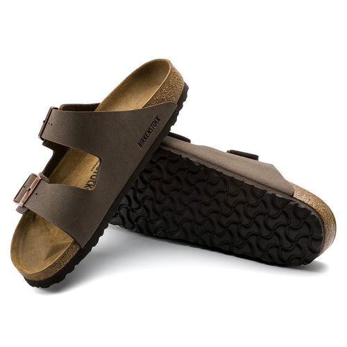 Birkenstock Mocha Birko-Flor Birkibuc Arizona Men's Sandals 115181-MEN