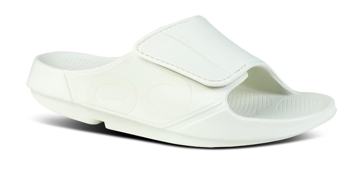 OOFOS Unisex OOahh Sport Flex Slide Sandal - Cosmic Gray