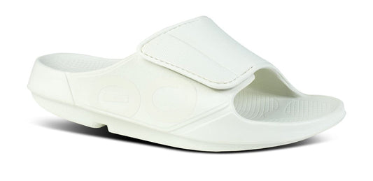 OOFOS Unisex OOahh Sport Flex Slide Sandal - Cosmic Gray