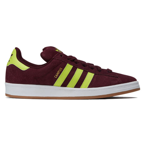 Adidas Campus 90s ADV Shoes - Maroon/Yellow/Ftwr White