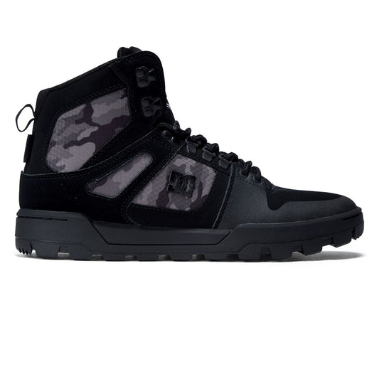 DC Pure High-Top Wr Boots - Black Camo