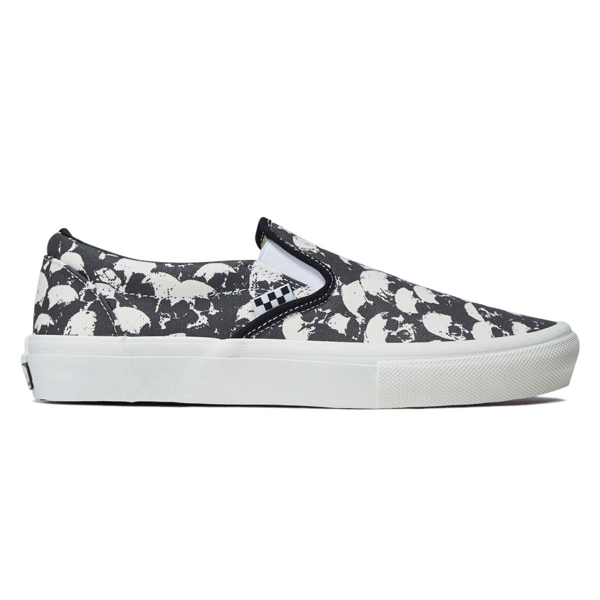 Vans Skate Slip-On Shoes - Skull Pile Black/White/Gum