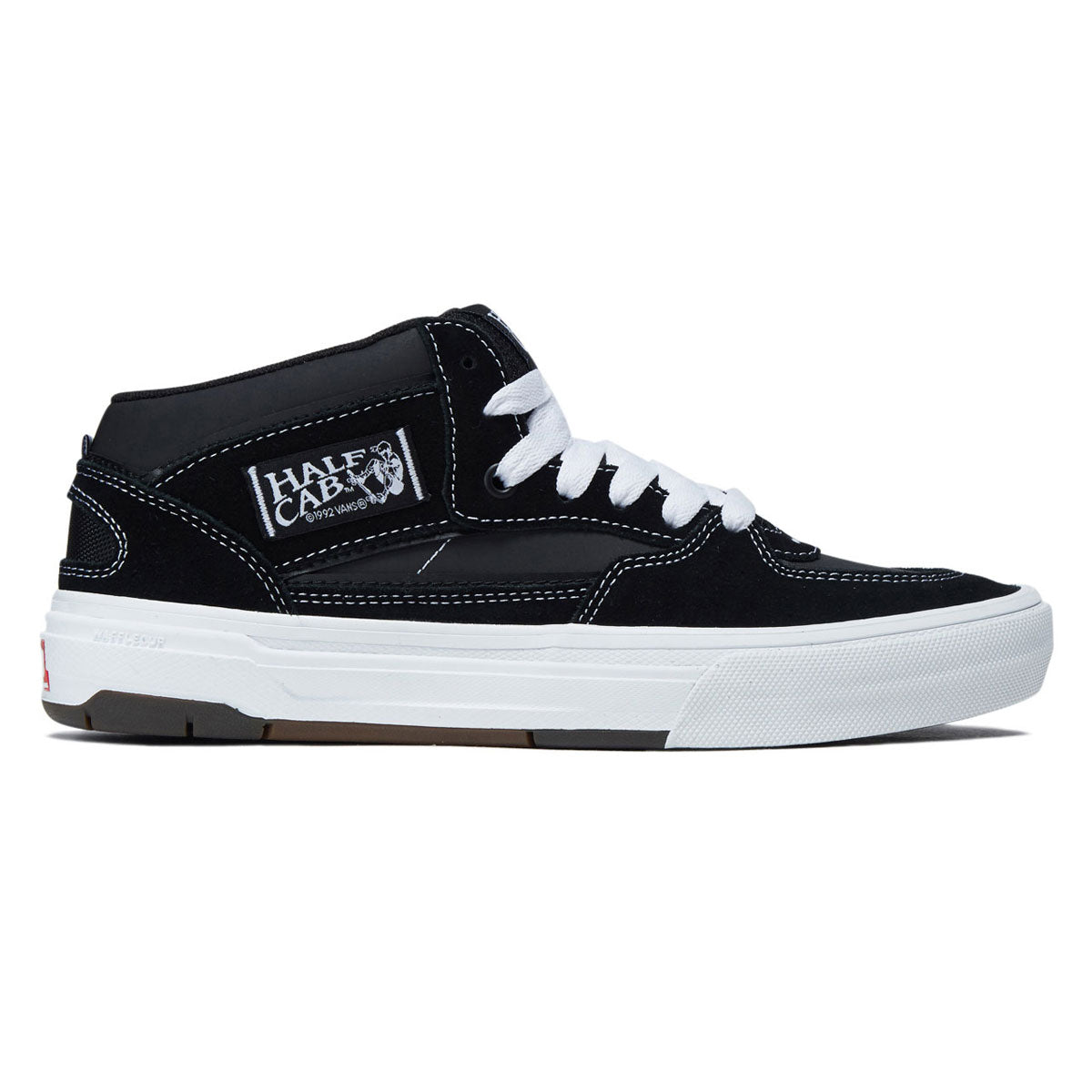 Vans Skate Half Cab Wafflecup Shoes - Black/White