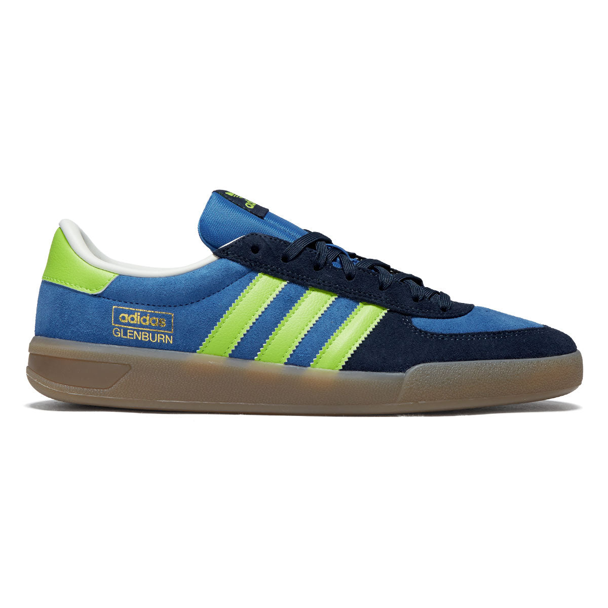 Adidas Glenburn Shoes - Bright Royal/Semi Solar Slime/Collegiate Navy