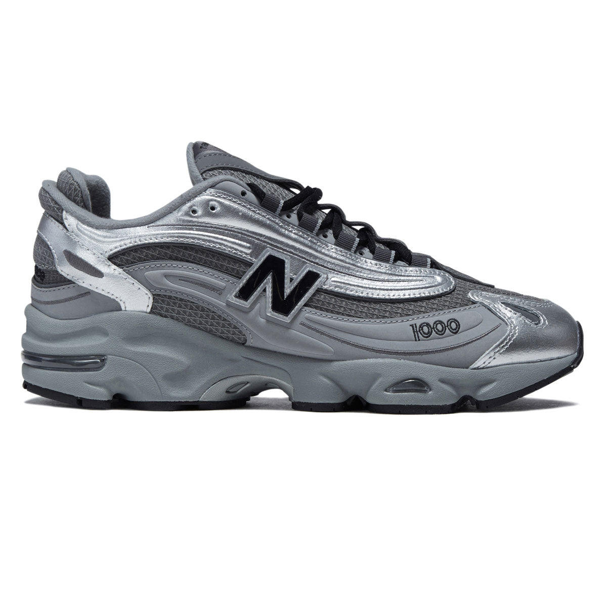 New Balance 1000 Shoes - Silver Metallic/Slate Grey
