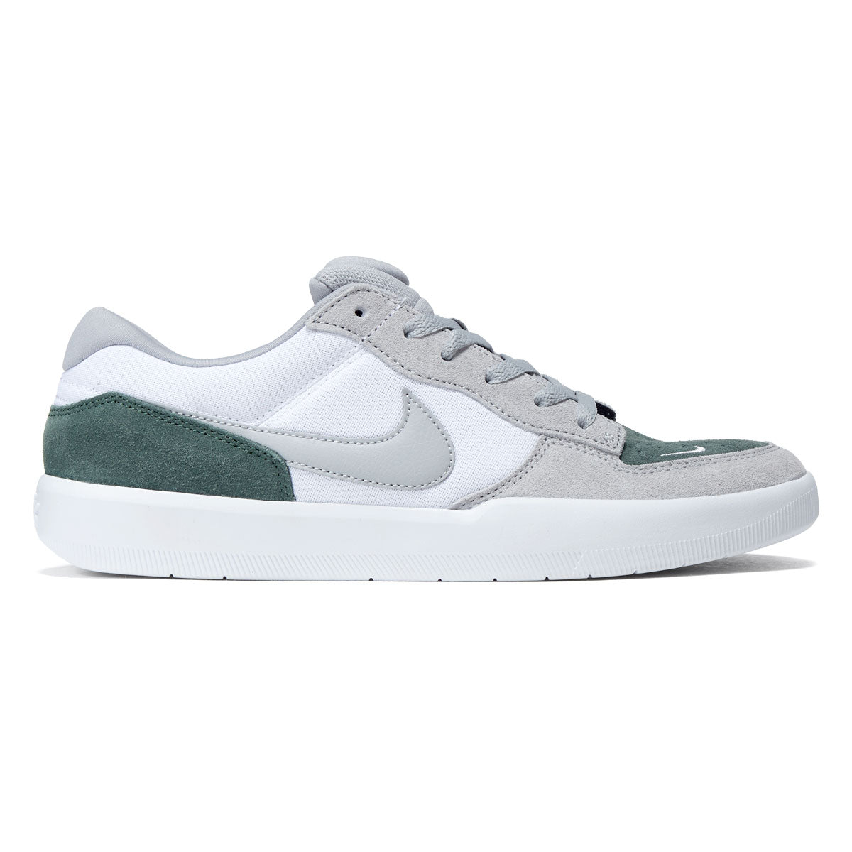 Nike SB Force 58 Shoes - White/Flat Silver/Fir/White