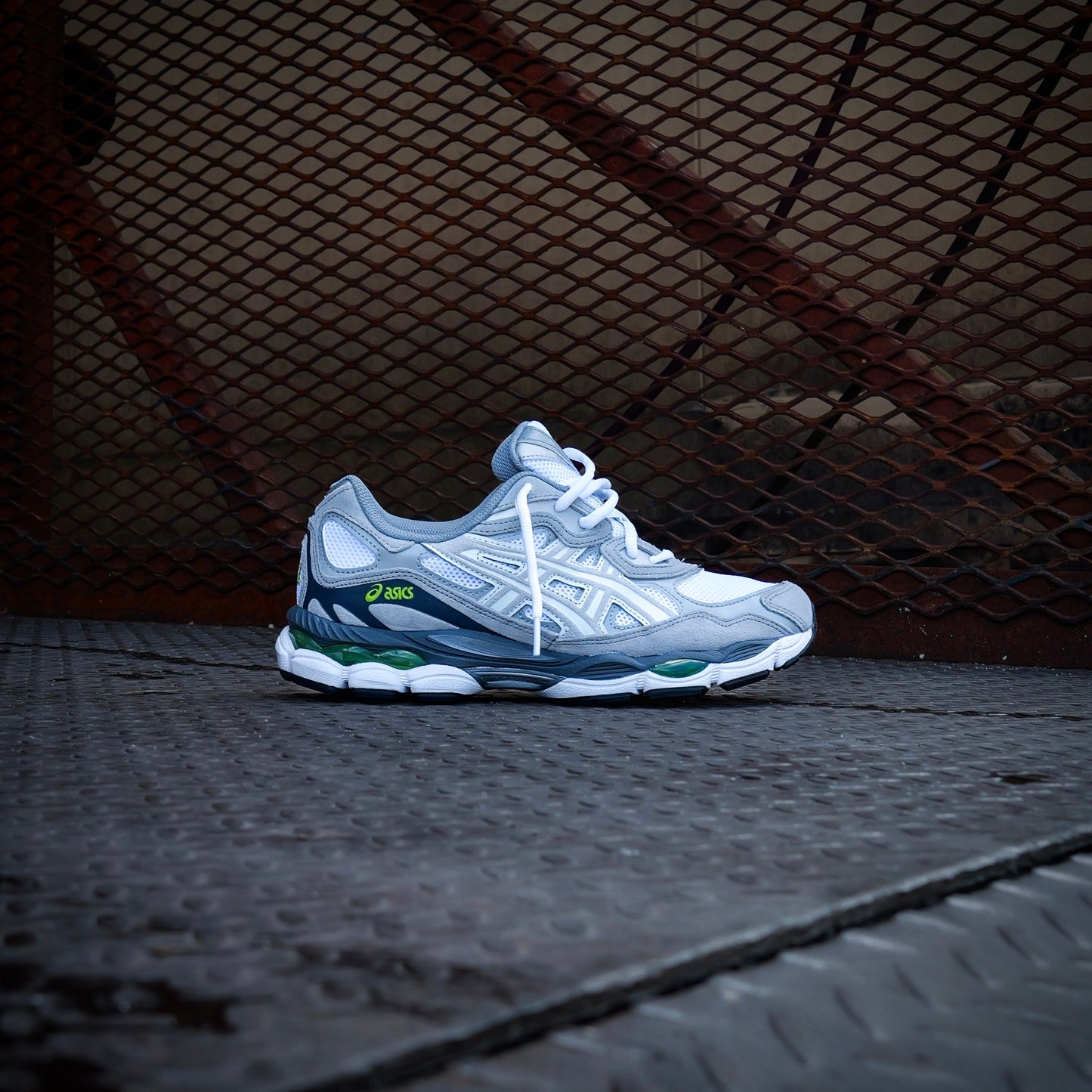 Mens Asics Gel-NYC (White/Glacier Grey)