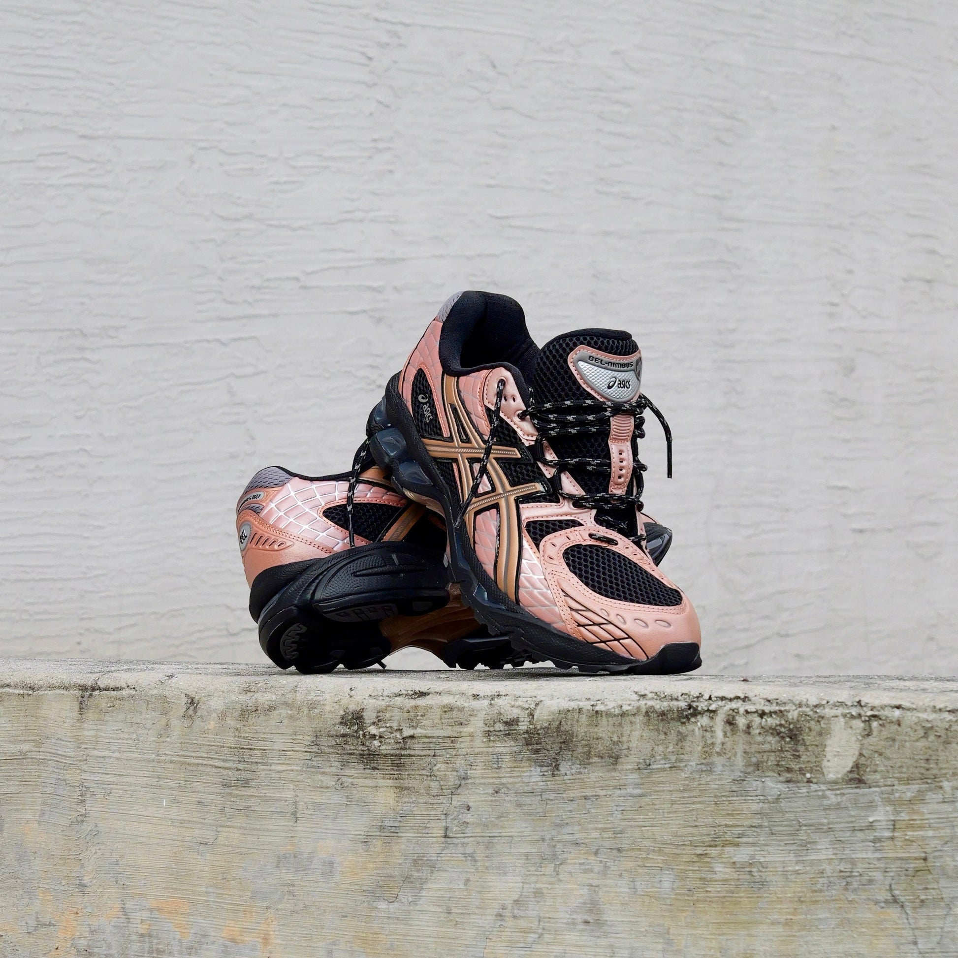 Mens Asics Gel-Nimbus 10.1 (Black/Rose Gold)