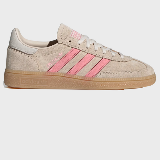 Women's Handball Spezial Shoes Crystal Linen / Pink Spark / Wonder White