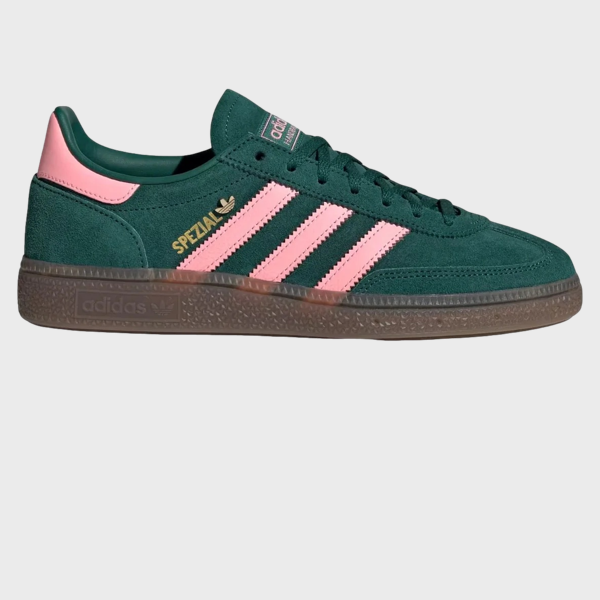 Women's Handball Spezial Shoes Collegiate Green / Pink Spark / Gold Metallic