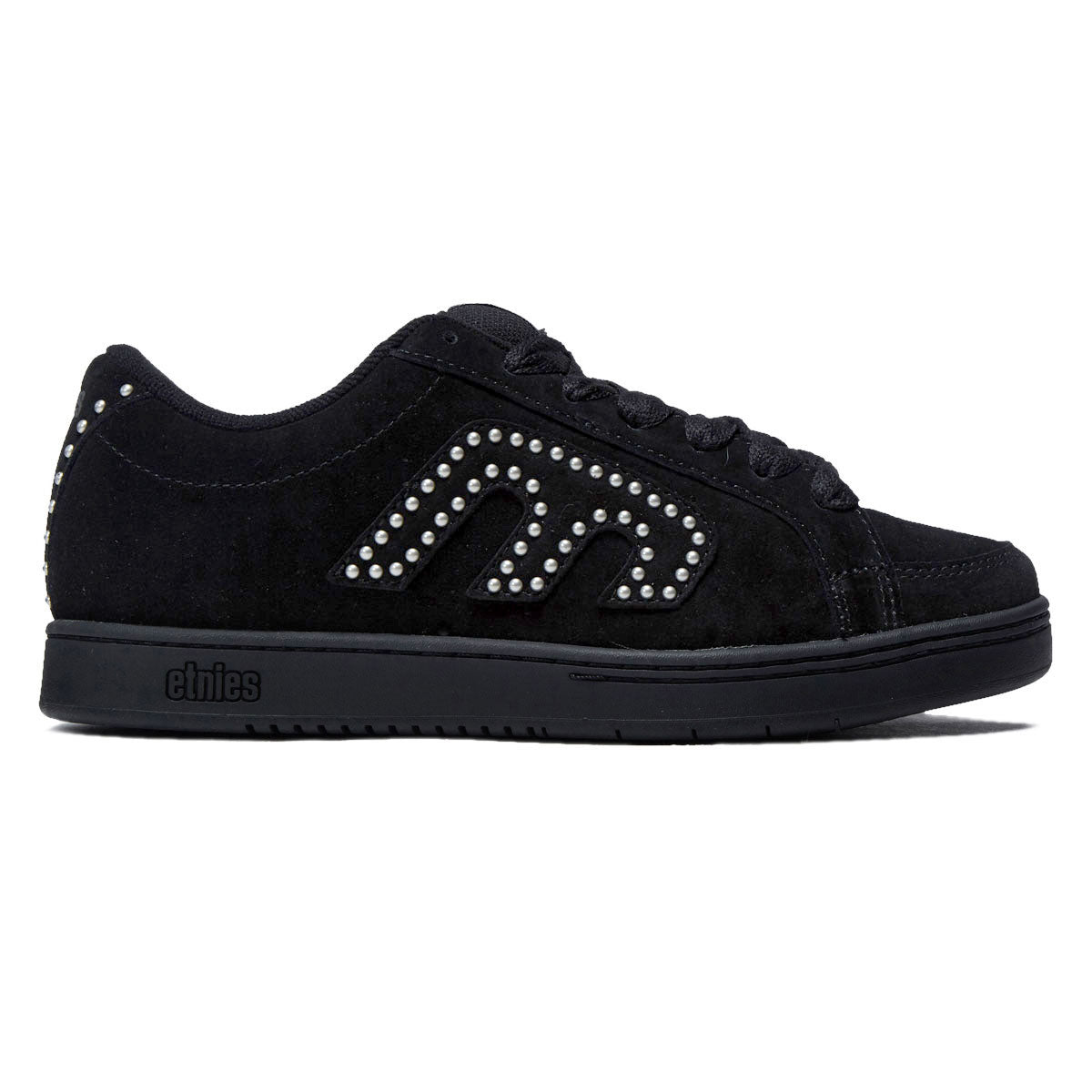 Etnies Kingpin Shoes - Black/Black/Silver