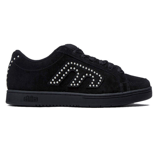 Etnies Kingpin Shoes - Black/Black/Silver