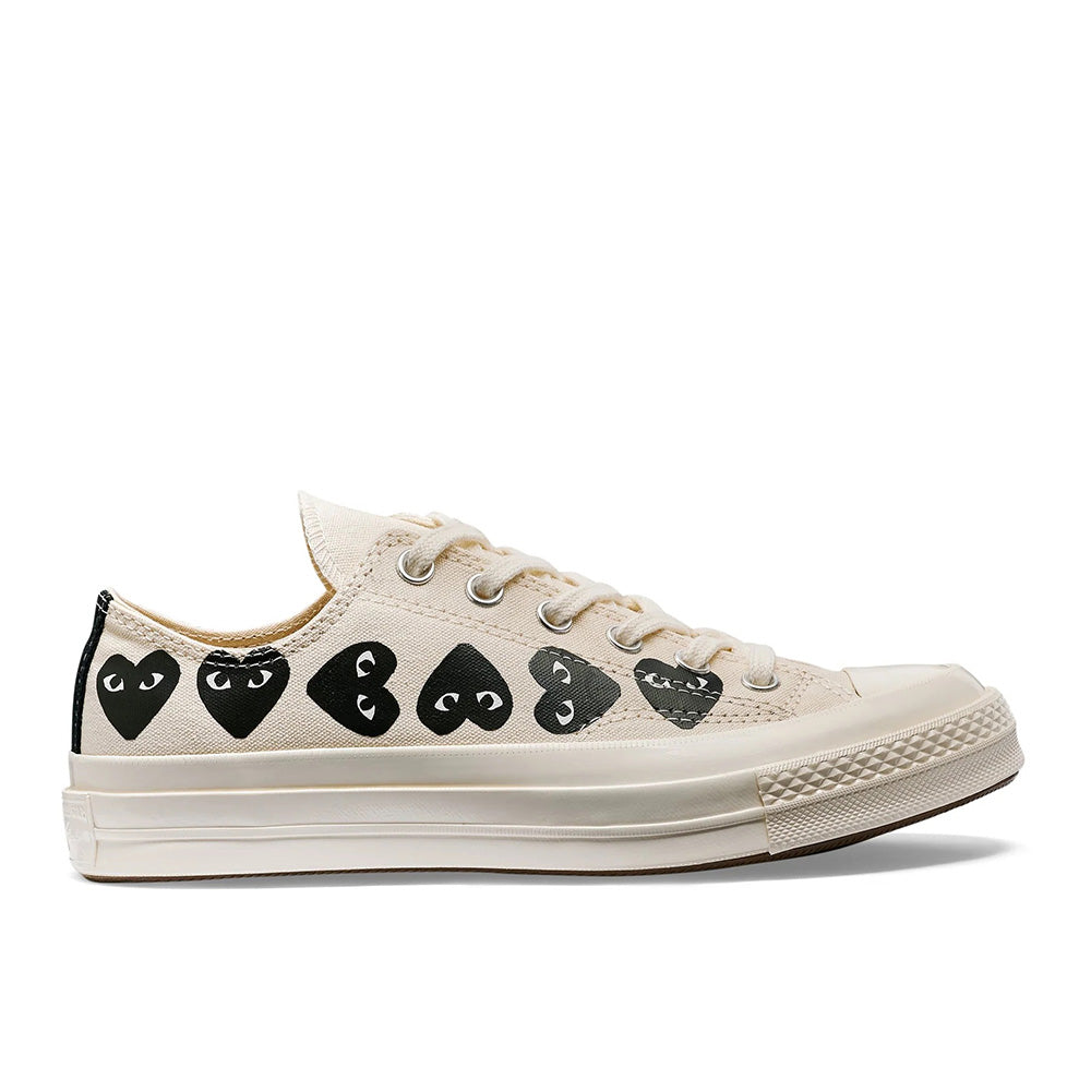 COMME DES GARÇONS X Converse Multi Heart Chuck 70 Lo Top