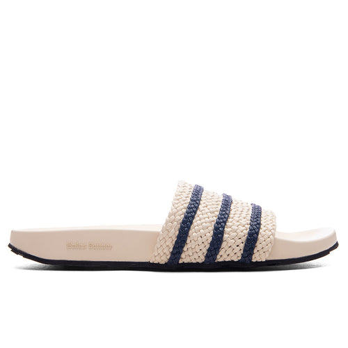 Adidas Originals x Wales Bonner Adilette - Wonder White/Night Indigo
