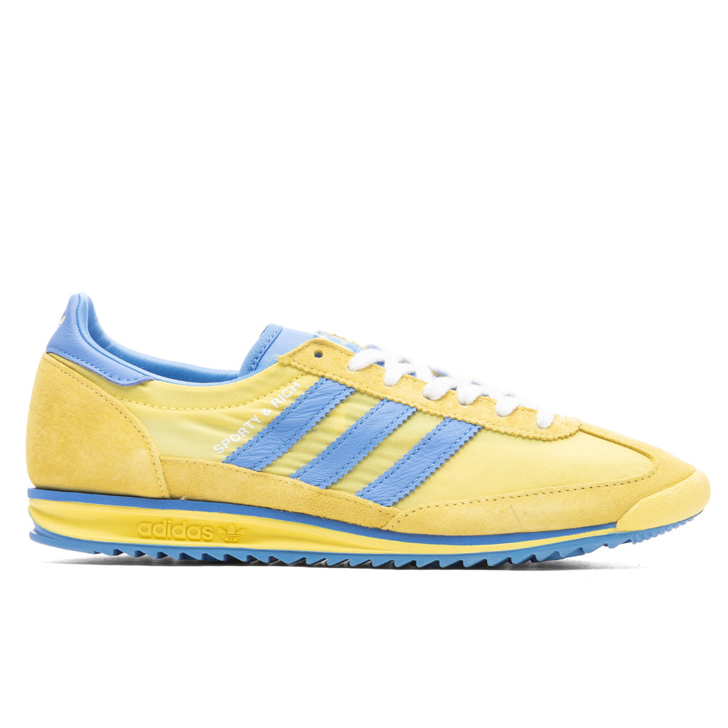 Adidas x Sporty & Rich SL72 Women's - Light Yellow/Real Blue/White