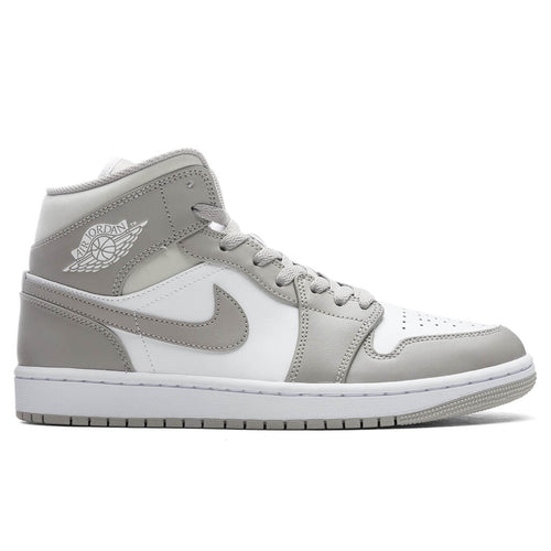Air Jordan 1 Mid - College Grey/Light Bone/White