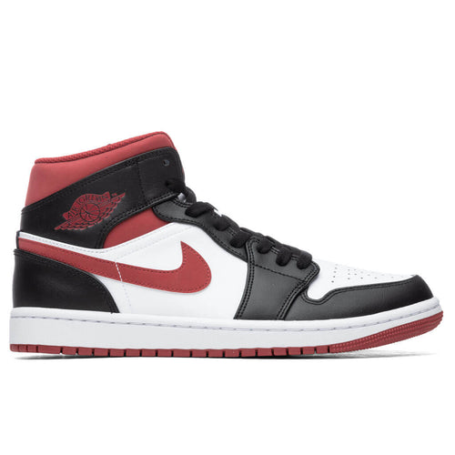 Air Jordan 1 Mid - White/Gym Red