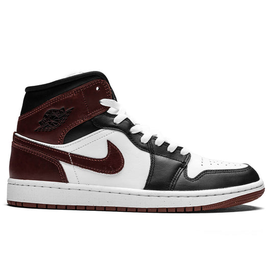 Air Jordan 1 Mid SE - White/Dark/Pony Black