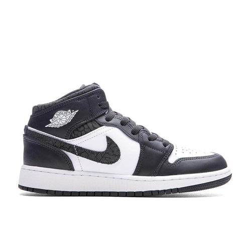 Air Jordan 1 Mid (GS) - Off Noir/Black/White