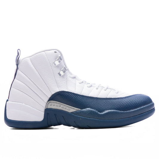Air Jordan 12 Retro 'French Blue' - White/French Blue/Metallic Silver