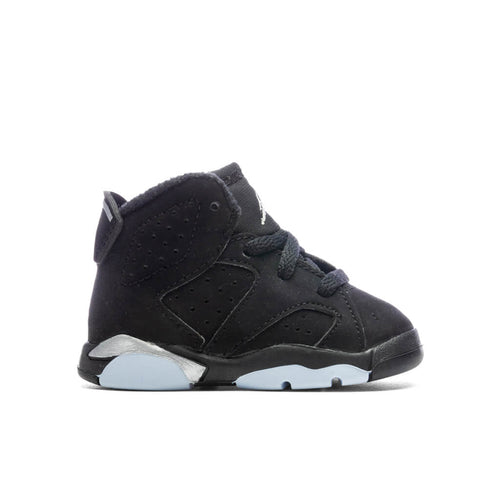 Air Jordan 6 Retro (TD) - Black/Metallic Silver/Black