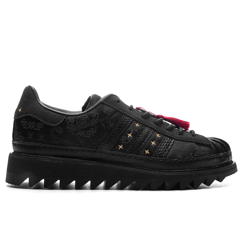 Adidas x CLOT Superstar 'Chinese New Year' - Core Black/Carbon/Gold Metallic