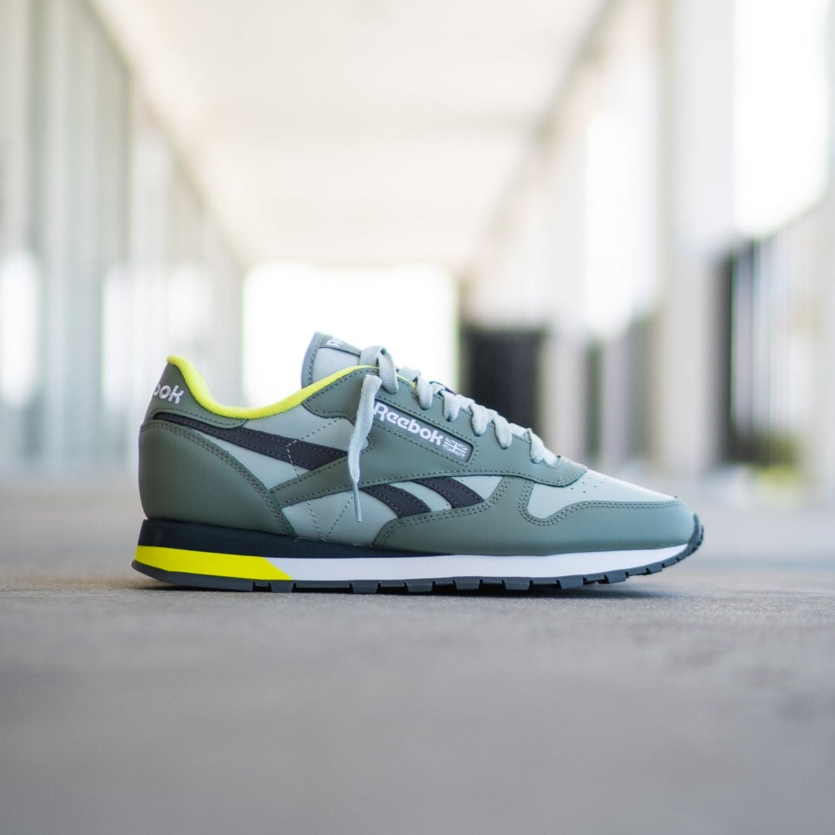 Men's Reebok Classic Leather (Harmony Green/Sea Spray)