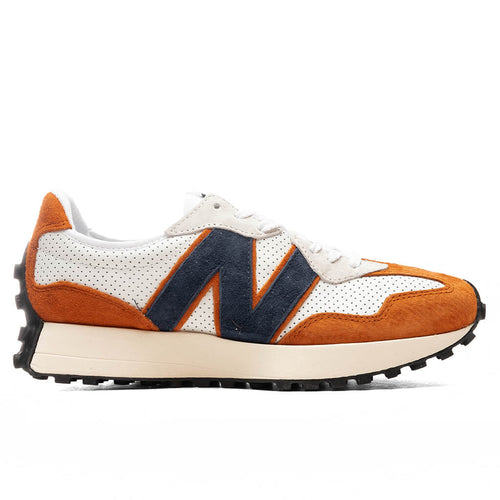 327 - White/Natural Indigo