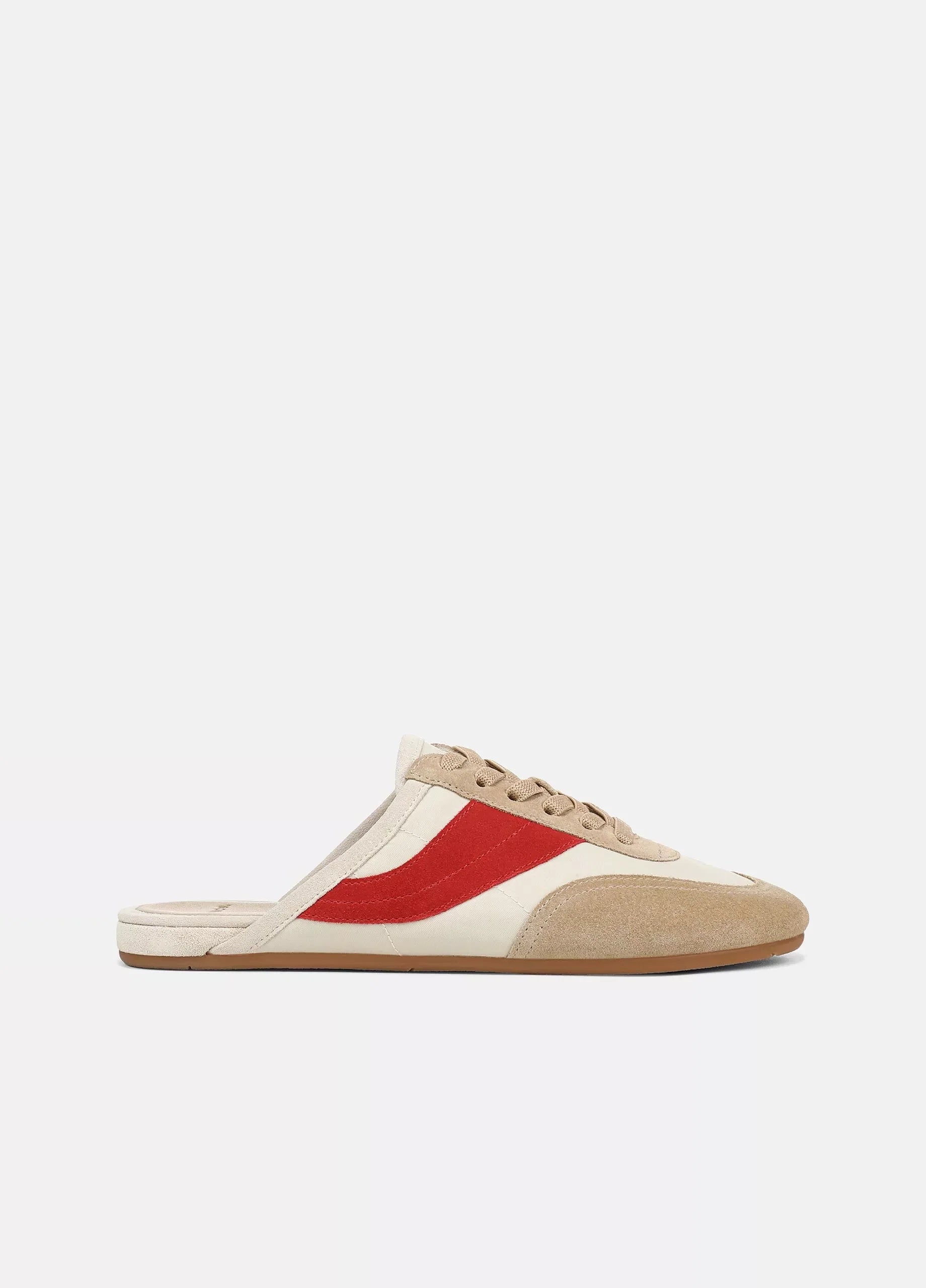 Solstice Suede Sneaker Mule - Moonlight Rouge Red