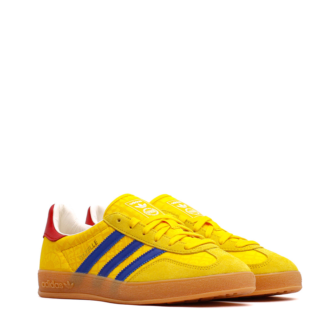 Adidas Men Gazelle Indoor Bold Gold Powder Blue IH9648