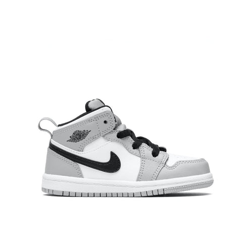 Air Jordan 1 Mid (TD) - Light Smoke Grey/Black/White
