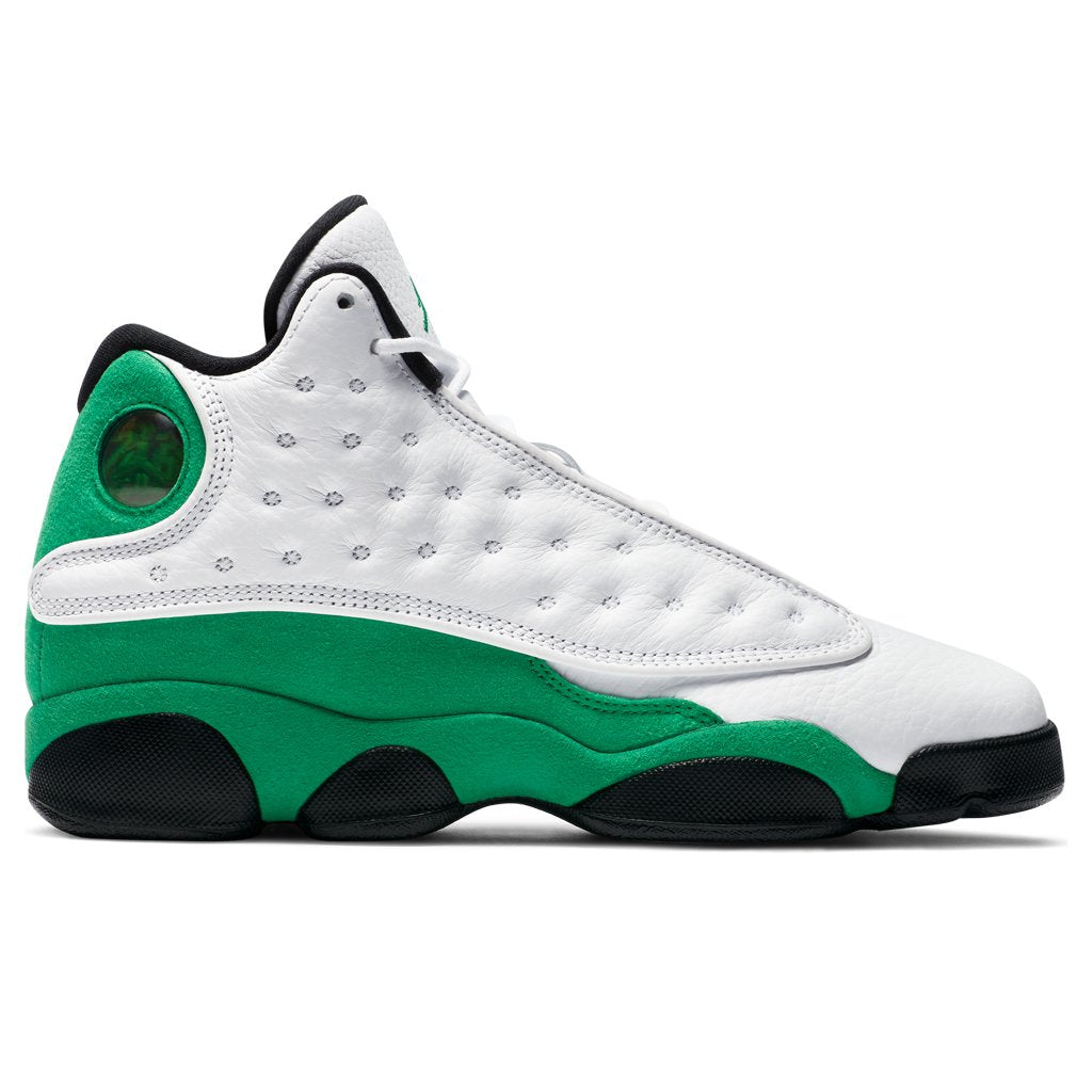 Air Jordan 13 Retro (GS) "Lucky Green" - White/Black