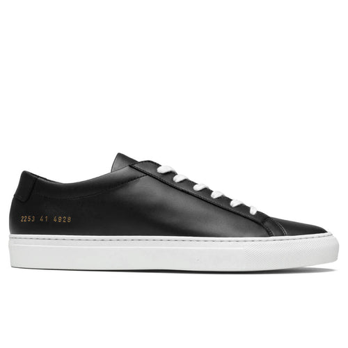 Achilles Low White Sole - Black