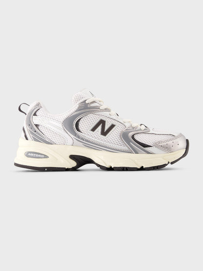 New Balance 530 Sneakers | Silver Metallic/Black Cement