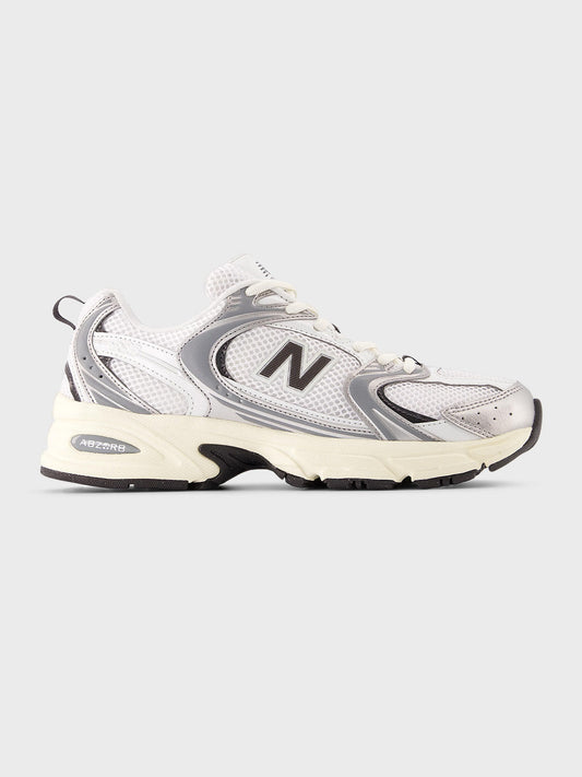 New Balance 530 Sneakers | Silver Metallic/Black Cement