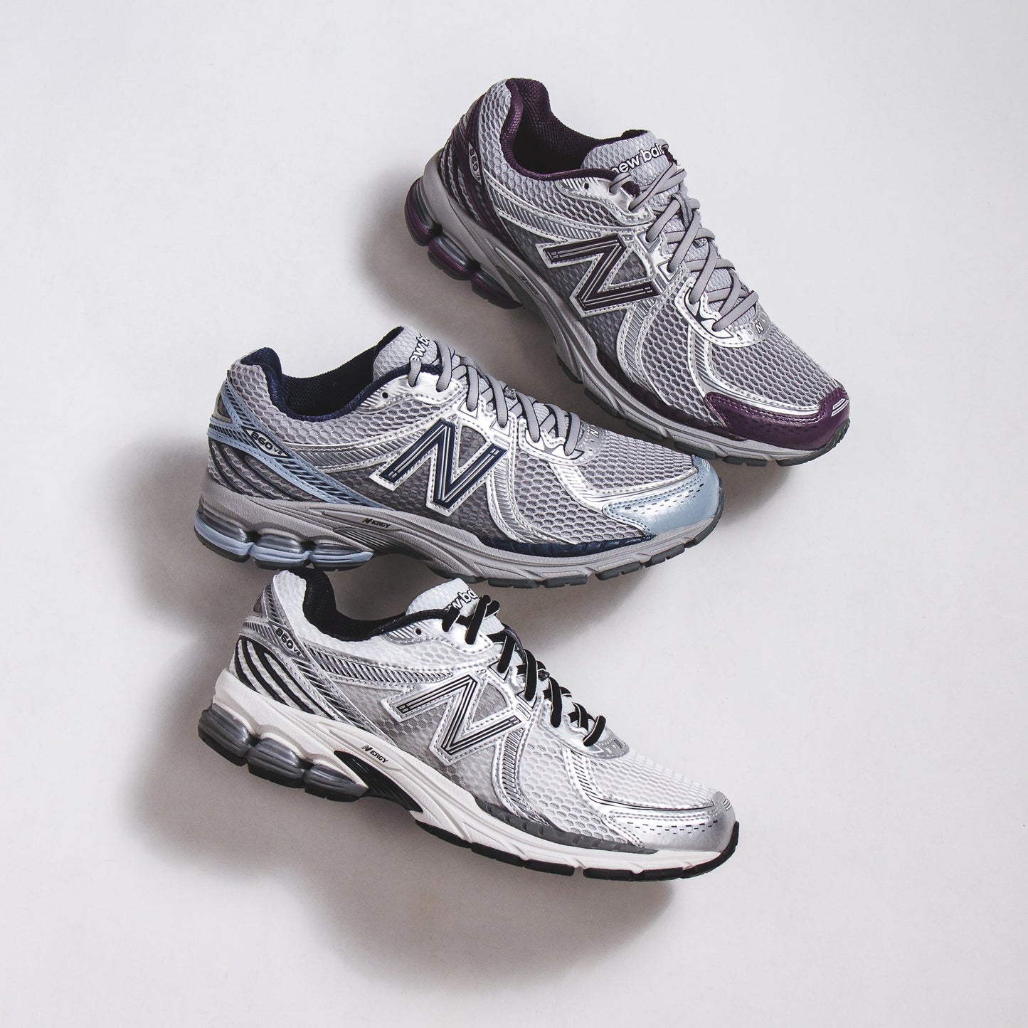 New Balance Men 860v2 Raincloud Dusted Grape ML860PP2