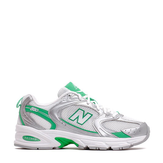 New Balance Unisex 530 Silver Metallic Green Apple U530APL