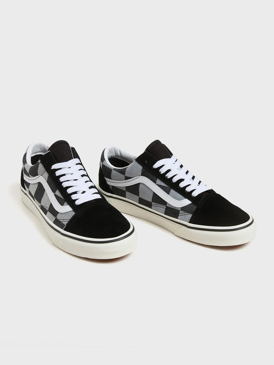Vans Old Skool Sneakers | Mono Checkerboard Black