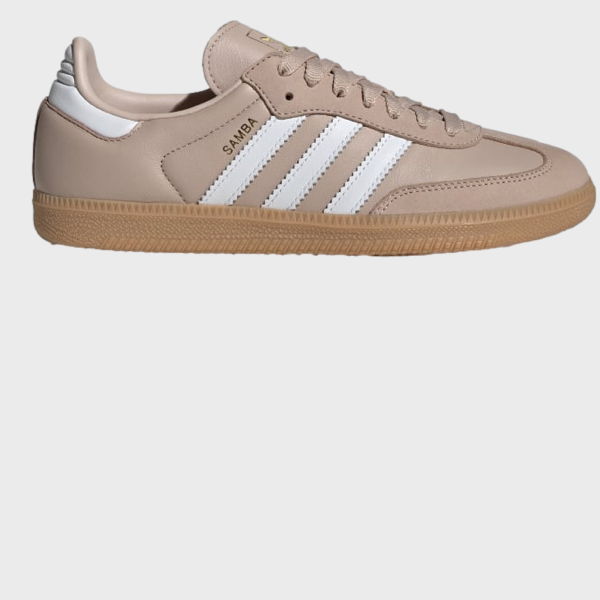 Samba OG Shoe Women's Wonder Taupe / Cloud White / Gold Metallic